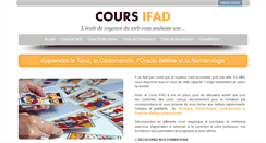 Desktop Screenshot of cours-ifad.com